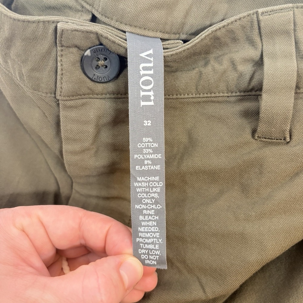 NWOT Vuori Meta Pant‎ Athletic Slim Fit Men's 32 Waist Oregano Inseam 27 - Picture 3 of 7